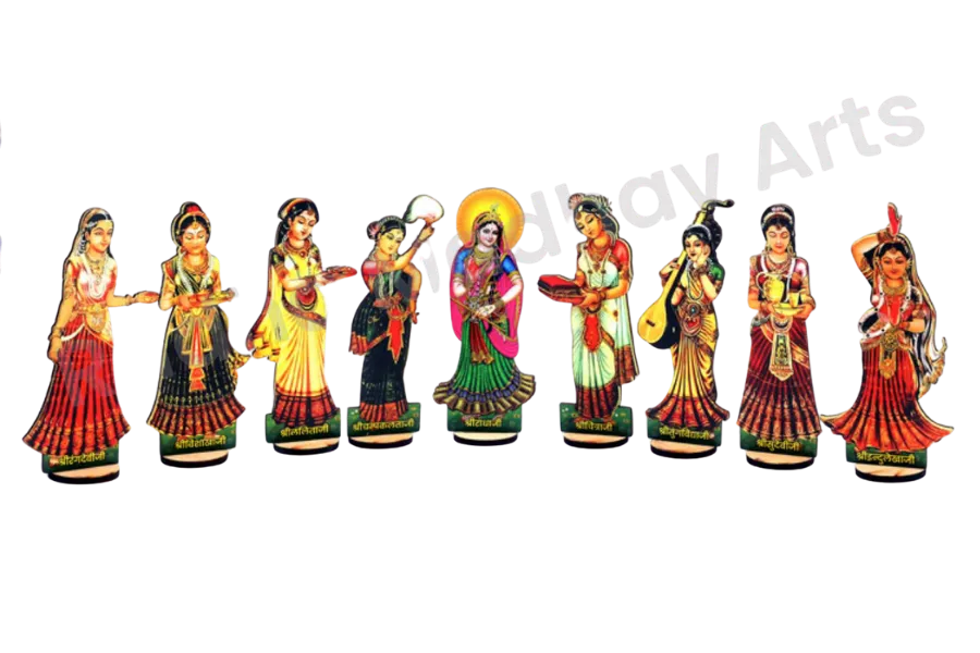 Asth Sakhi Set (Gopis)