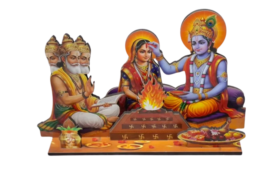 Radha Krishna Vivah Leela Set