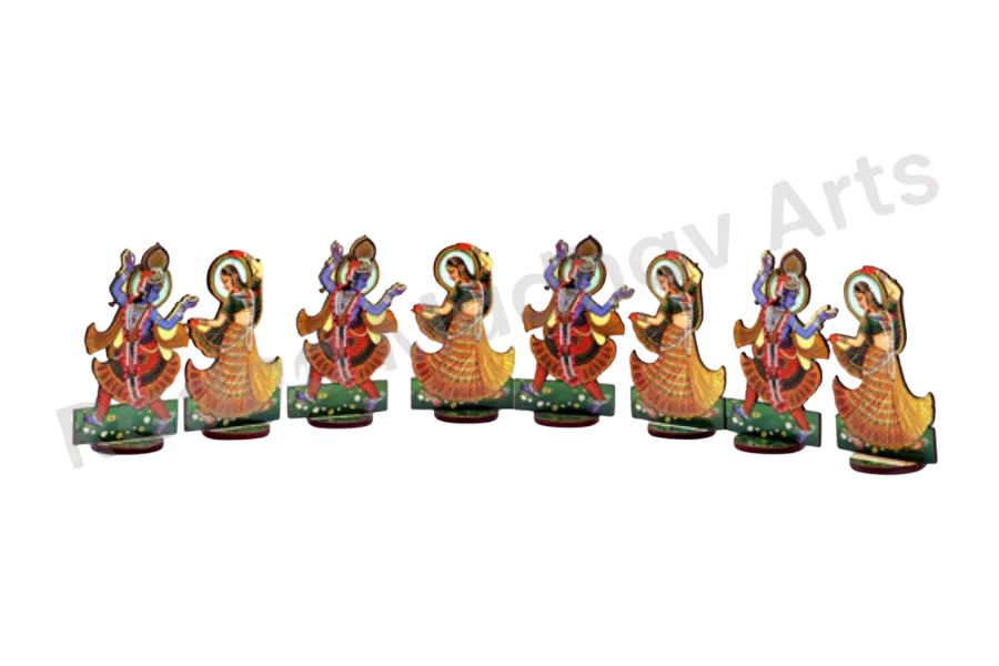 Krishna Leela Panel Set (Large 8 Panel)
